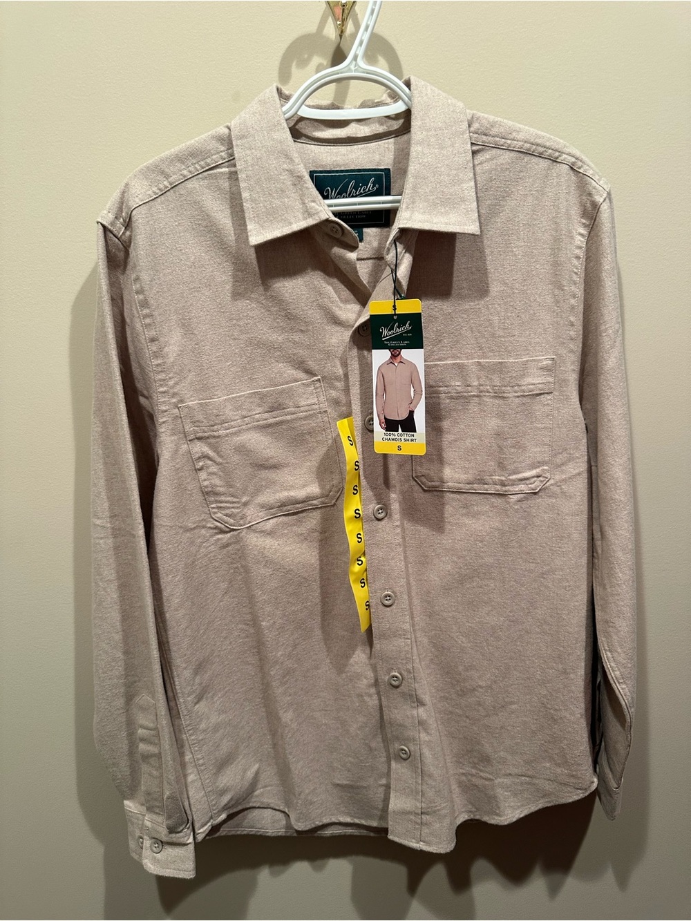 NWT Woolrich 100% Cotton Chamois Shirt
